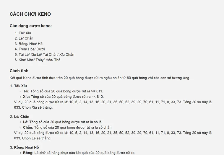 Keno Siêu Tốc Tại RikBet Kiếm Tiền Nhanh Trong Từng Nhịp Thở