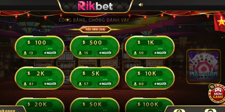 Chinh Phục Mậu Binh RikBet Với Chiến Thuật Sắp Xếp Bài Đỉnh Cao Nhất