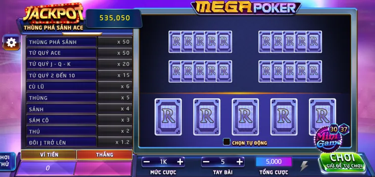 Mega Poker RikBet Nơi Hội Tụ Những Tay Chơi Bluff Đẳng Cấp Thế Giới