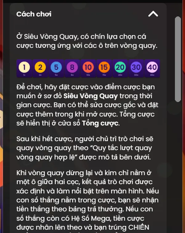 Mega Wheel Live Tại RikBet Khám Phá Vòng Quay May Mắn Nhận Thưởng Lớn Ngay